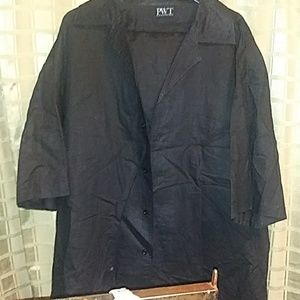 Mens 2xL black short sleeve classic suit outfit